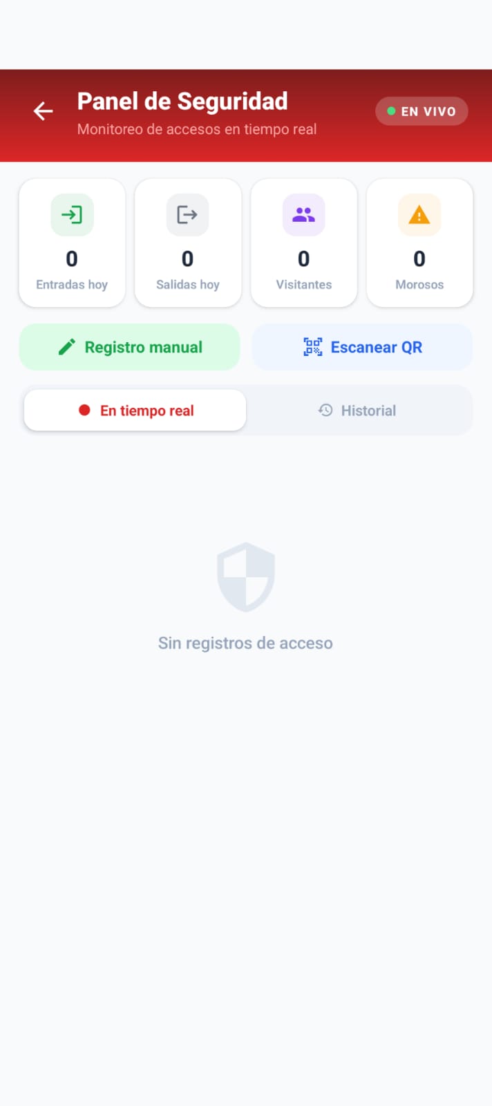 Panel Seguridad Caseta Móvil